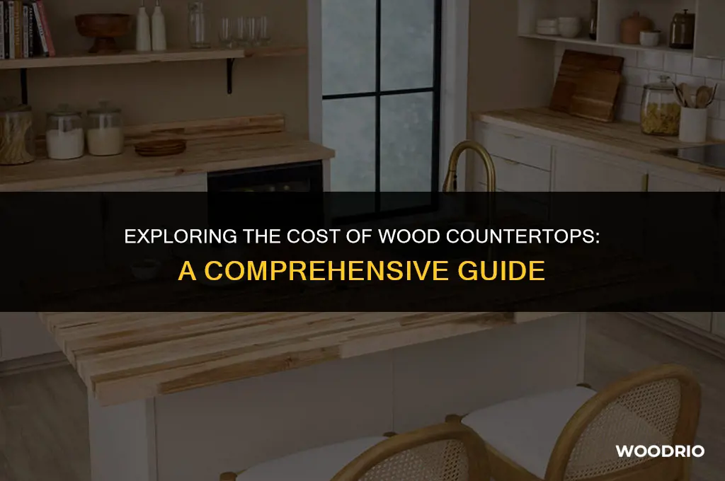 how much is wood countertop