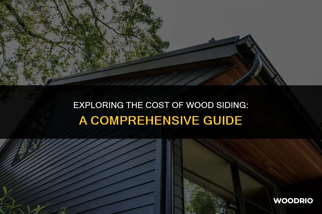 how much is wood siding