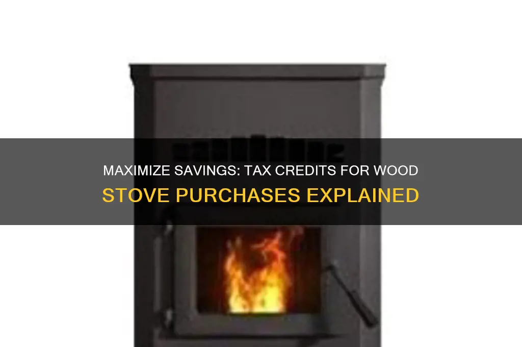 how much tax credit to buy a wood stove