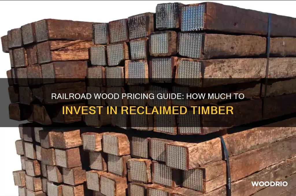 how much to buy railroad wood