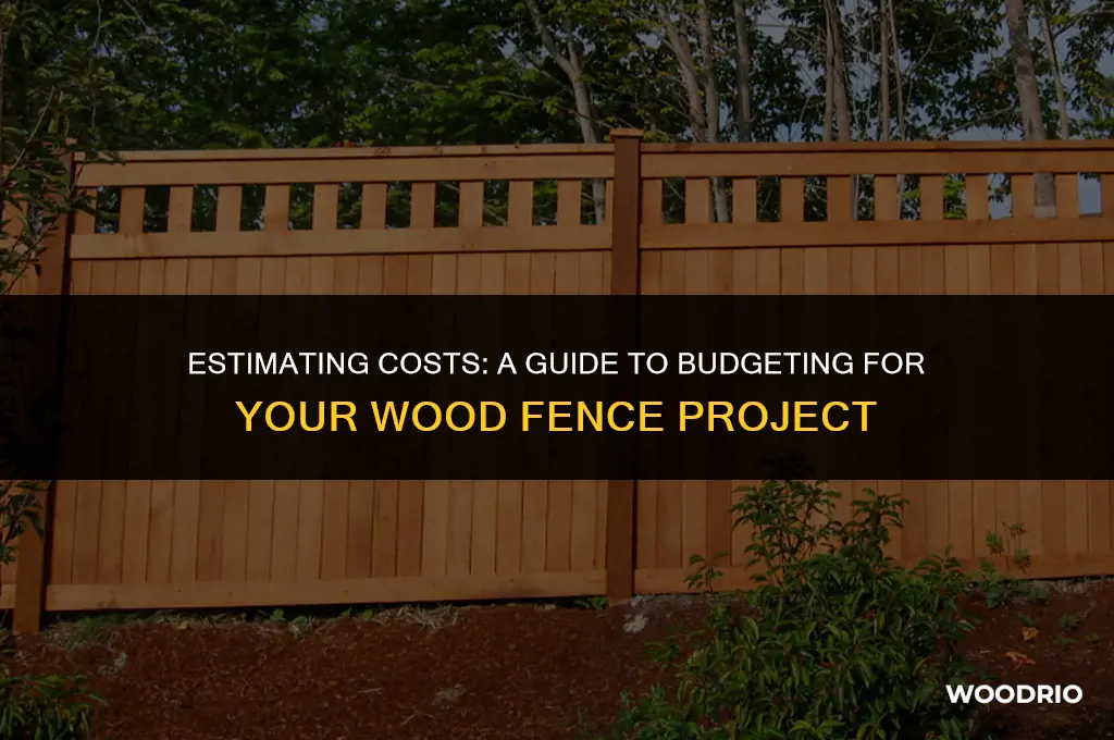 how much to put in a wood fence