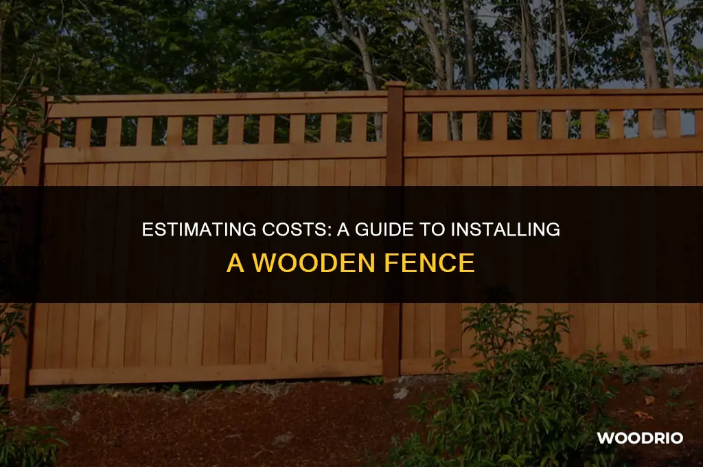 how much to put up a wooden fence