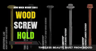 Unlocking the Strength: A Guide to Wood Screw Load Capacity