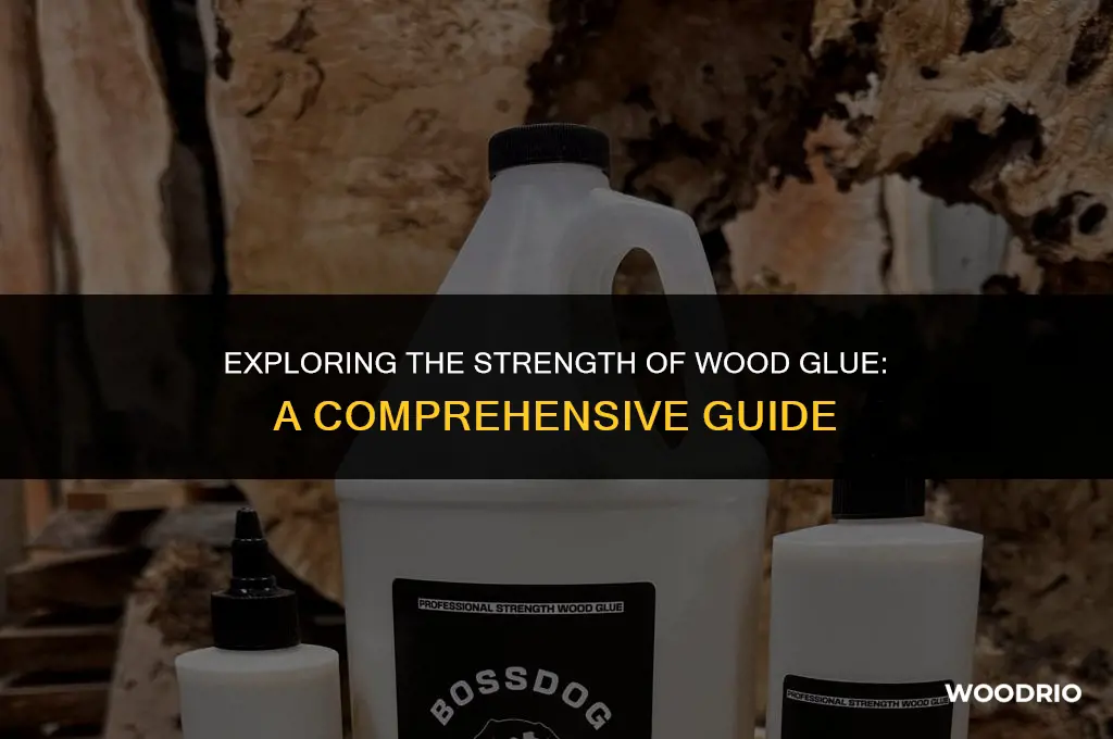 how much weight can wood glue hold