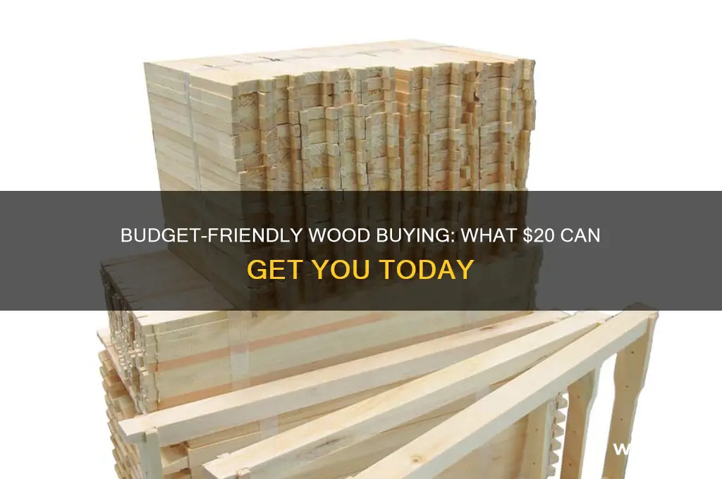 how much wood can 20 dollars buy