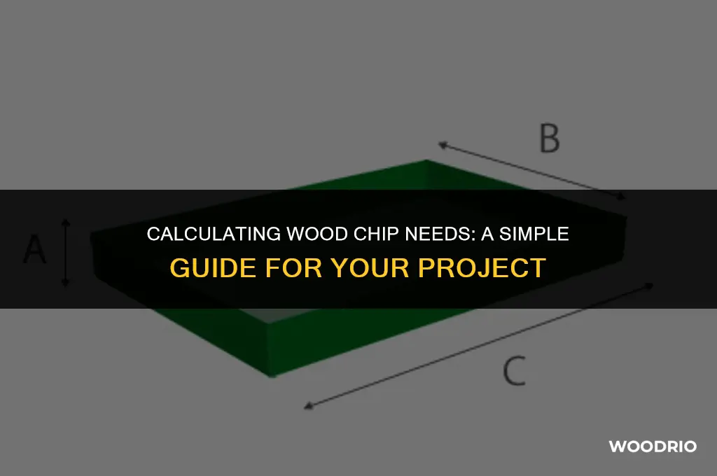 how much wood chips do i need