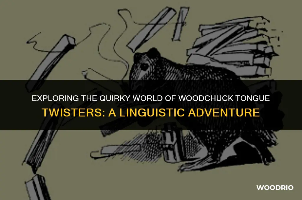 how much wood could a woodchuck tongue twister