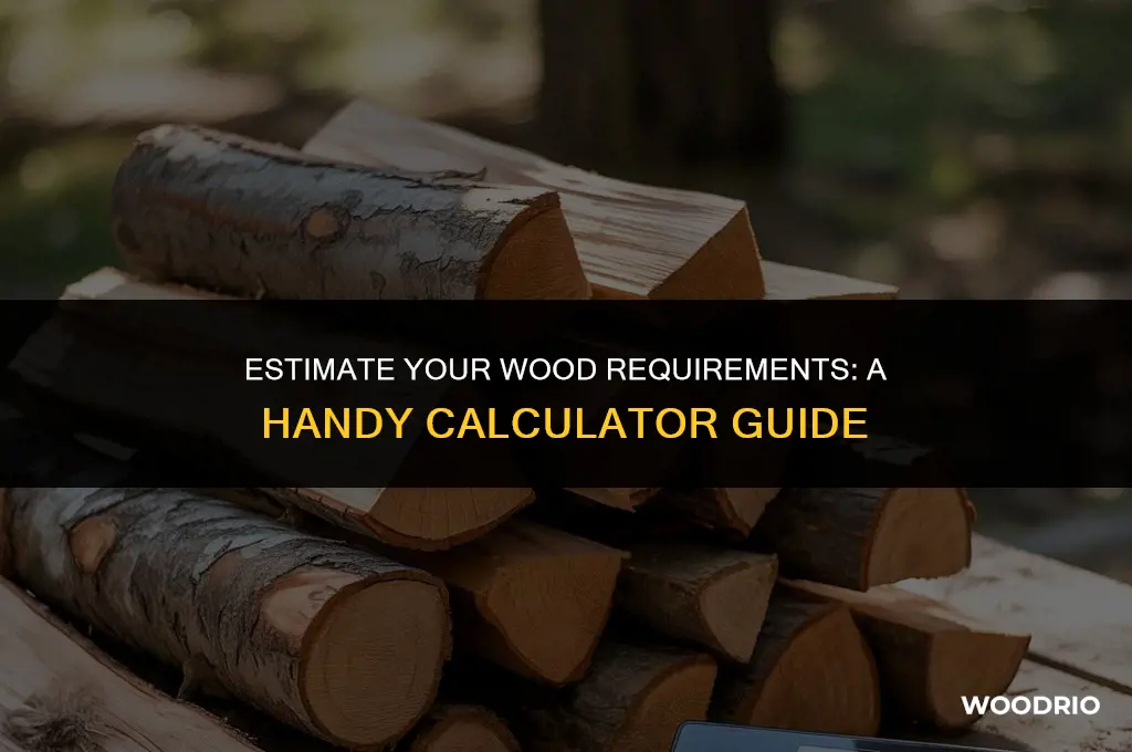 how much wood do i need calculator