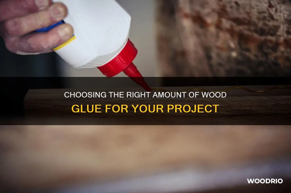 how much wood glue to buy