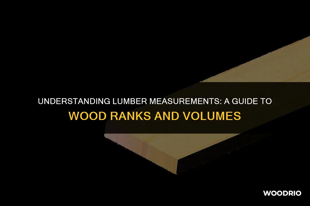 how much wood is in a rank