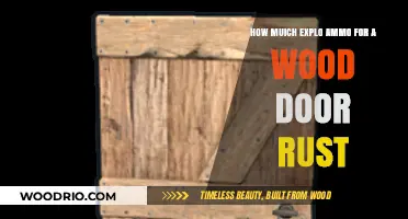 Rustic Defense: Calculating Explosive Ammo for Wooden Door Breaches