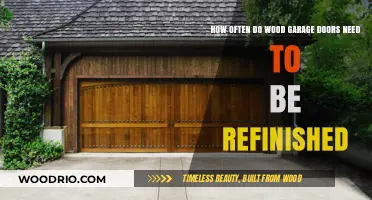 Revamping Your Wood Garage Door: A Guide to Refinishing Frequency
