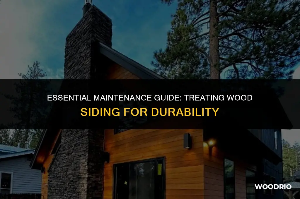 how often do you have to treat wood siding