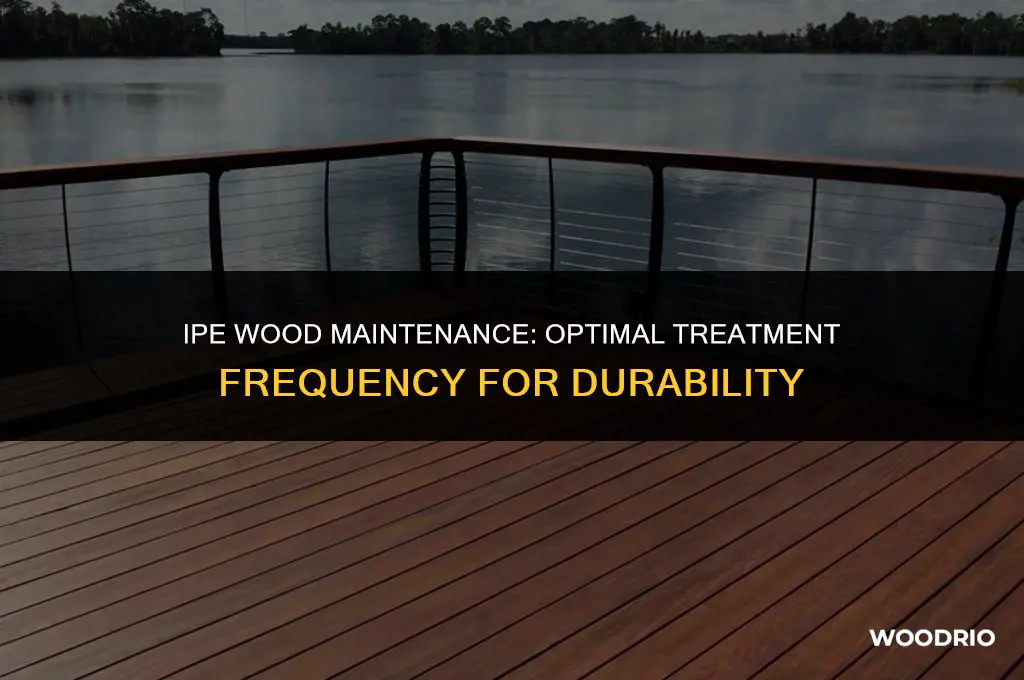 how often does ipe wood need to be treated