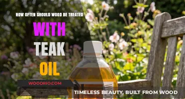 Teak Oil Treatment: Optimal Frequency for Wood Maintenance