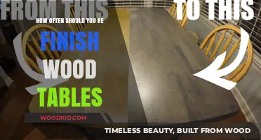 Revitalizing Wood Tables: Optimal Refinishing Frequency for Lasting Beauty