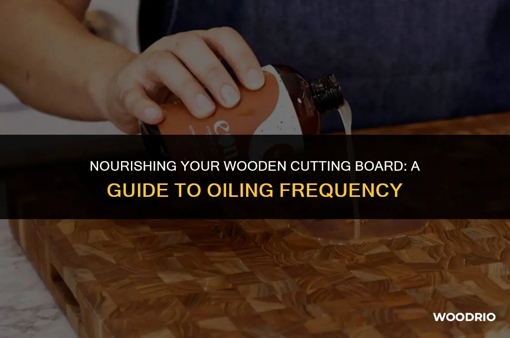 how often to oil wooden cutting board