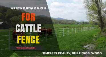 Optimal Wood Post Spacing for Durable Cattle Fencing: A Guide