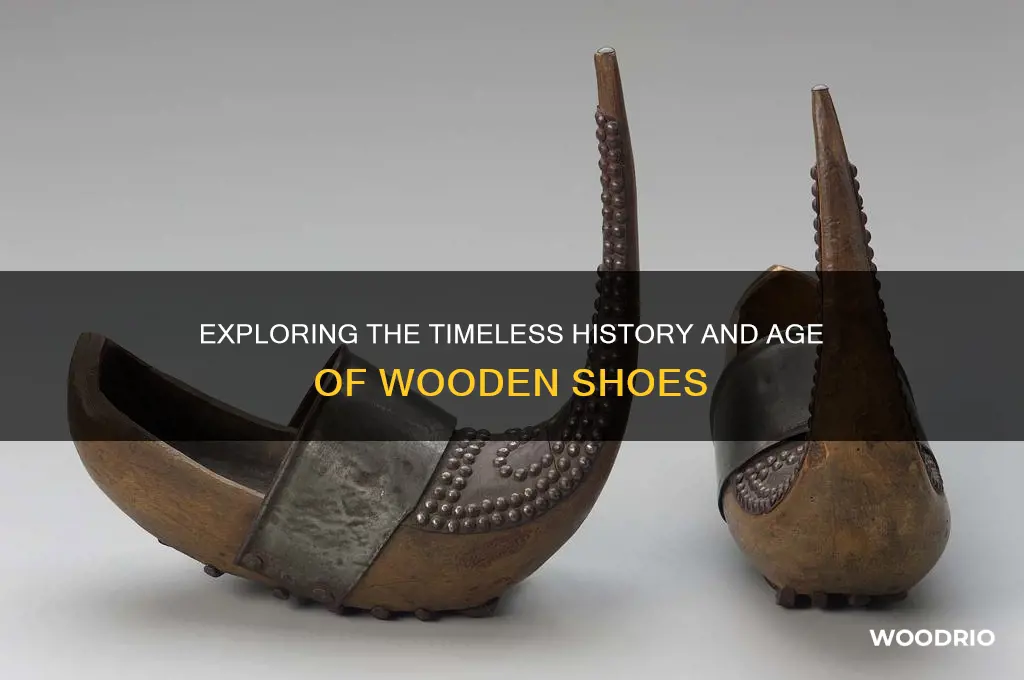 how old are wooden shoes