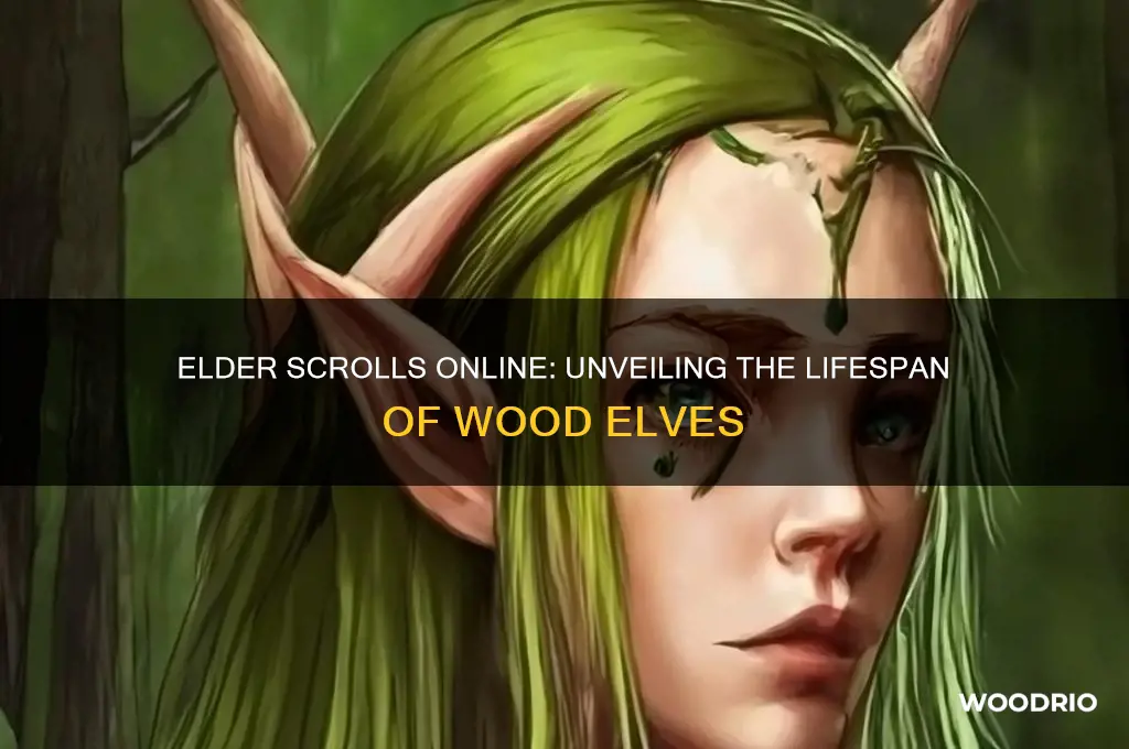 how old do wood elves live eso