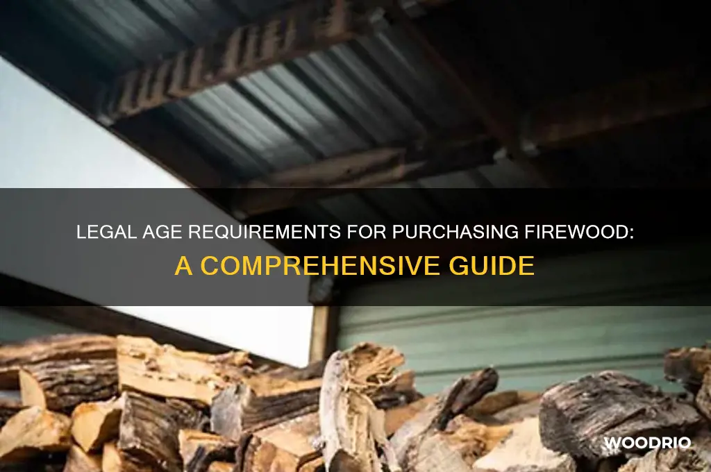 how old do you have to be to buy woods