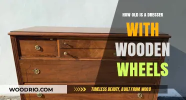Aging a Dresser with Wooden Wheels: Uncovering Its Vintage Charm