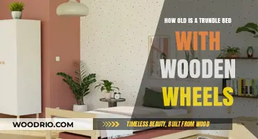 Exploring the Age of Trundle Beds with Wooden Wheels
