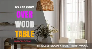 Wicker vs. Wood: Uncovering the Age of Your Table