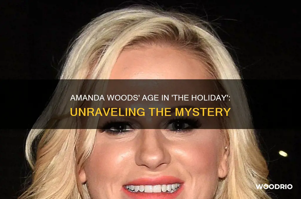 how old is amanda woods in the holiday