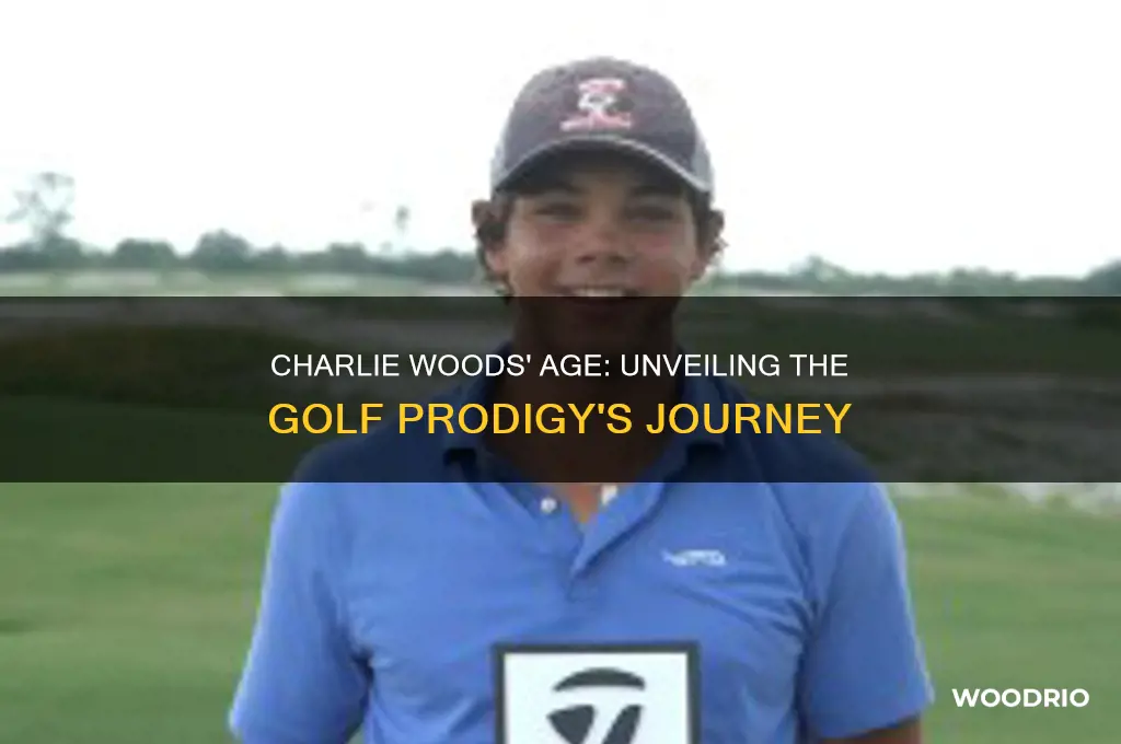 how old is chrlie woods