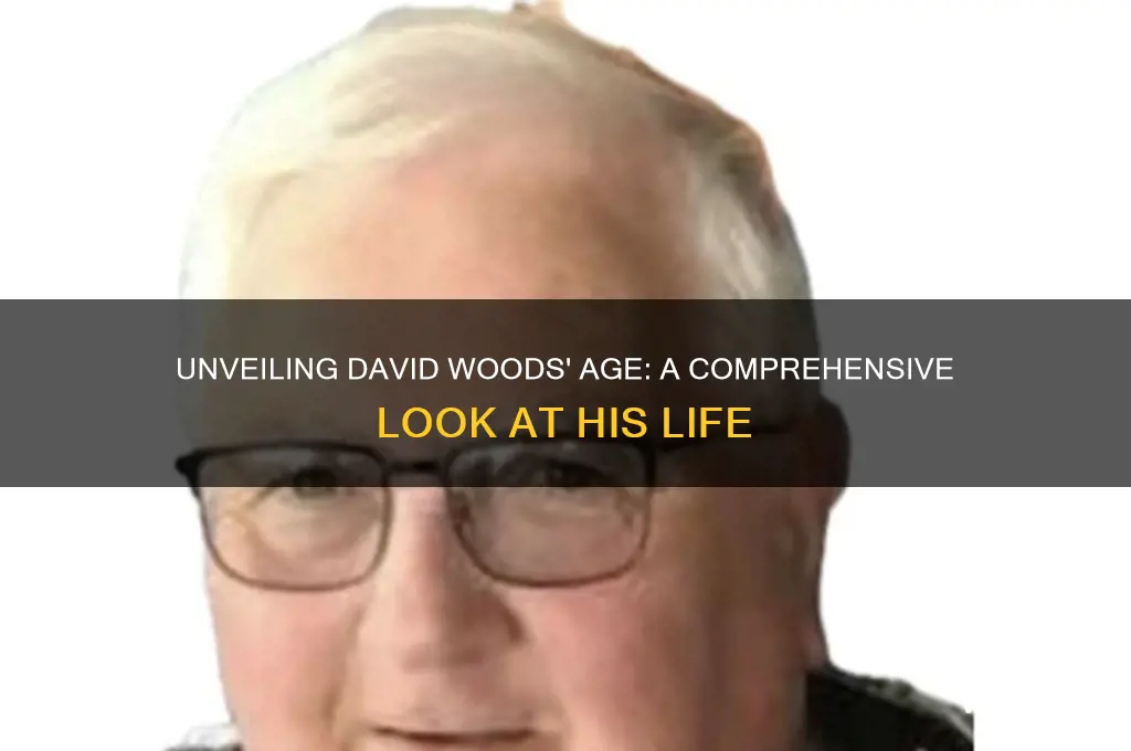 how old is david woods