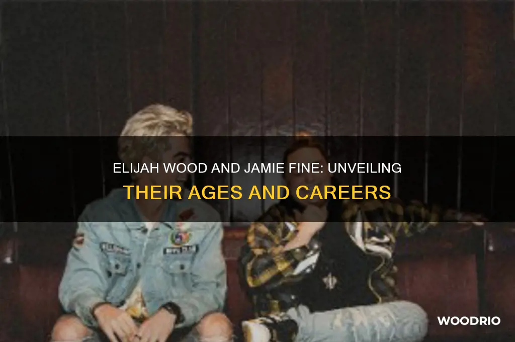 how old is elijah woods and jamie fine