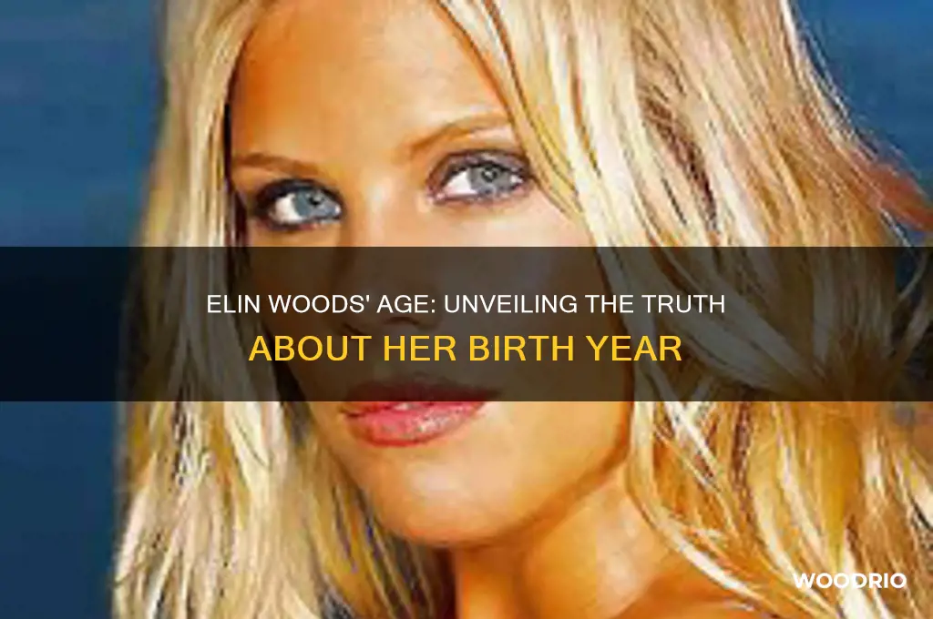 how old is elin woods