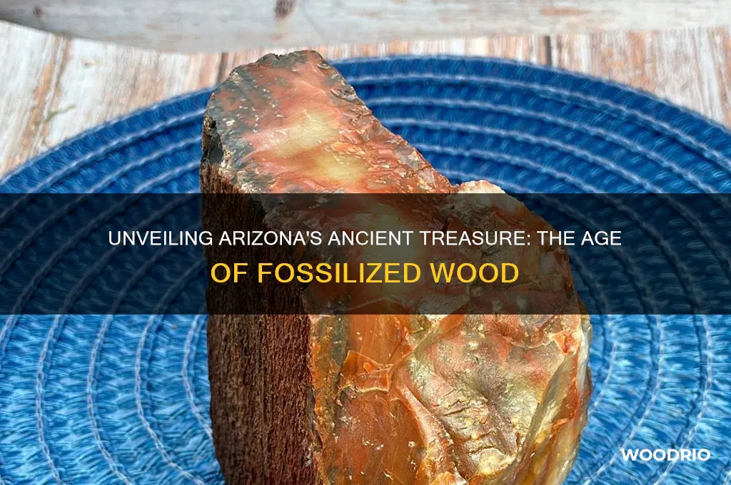 how old is fossilized wood in az