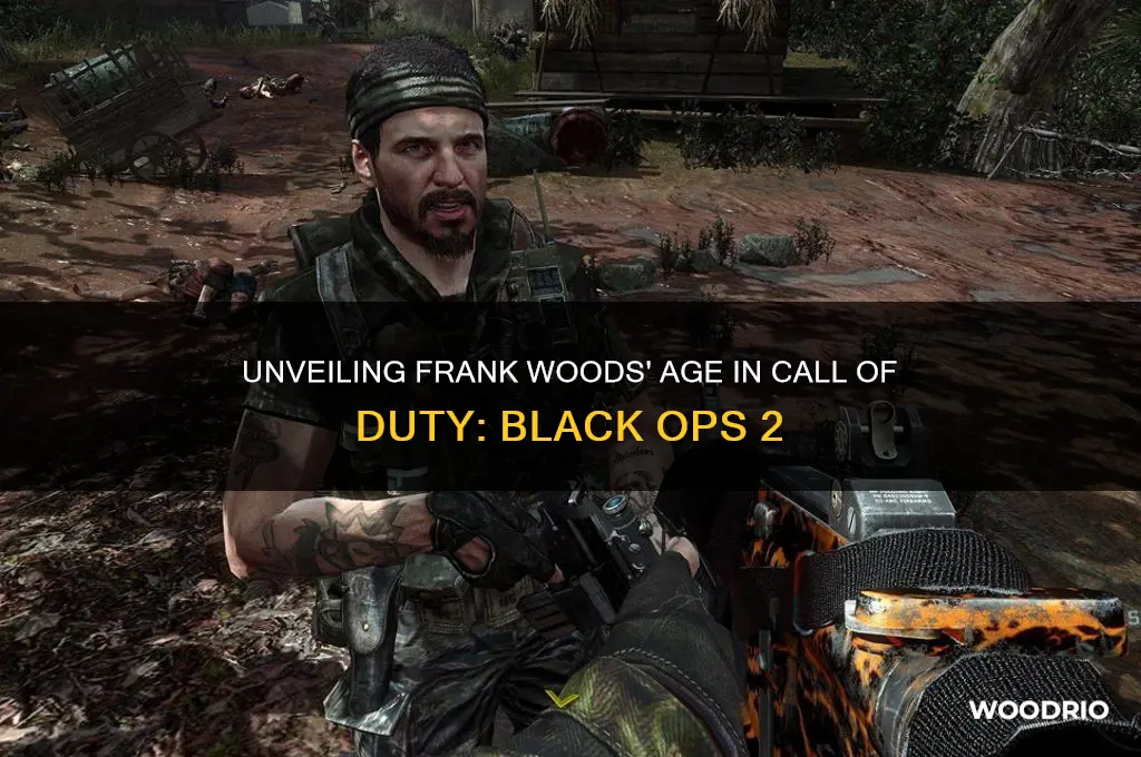 how old is frank woods in bo2