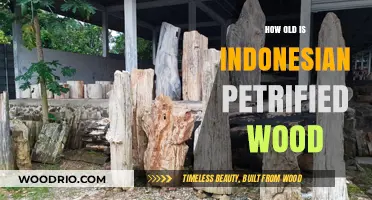 Unveiling the Ancient Mystery: Indonesian Petrified Wood's Age Explored