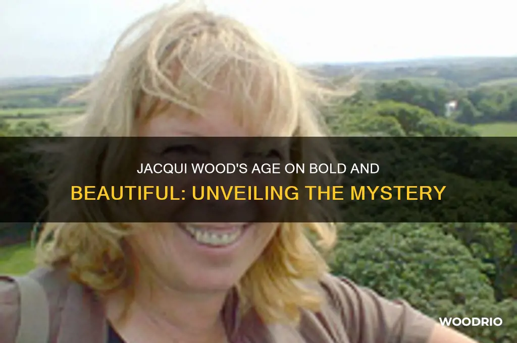 how old is jacwui wood on bold snd beautiful