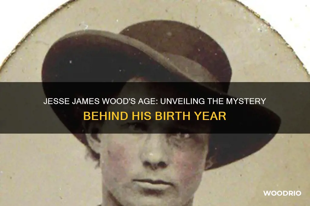 how old is jesse james wood
