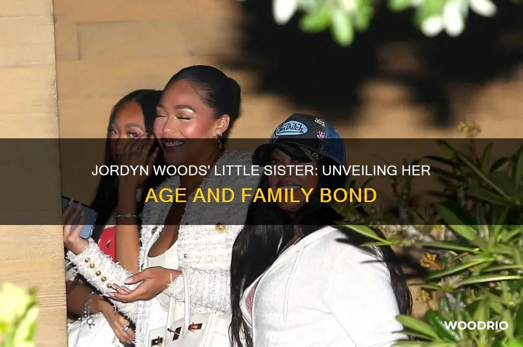 how old is jordyn woods little sister