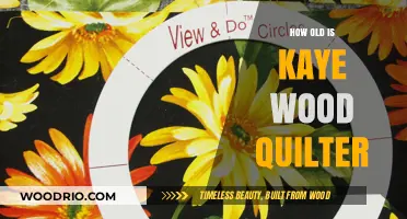 Kaye Wood Quilter's Age: Unveiling the Legacy of a Quilting Icon