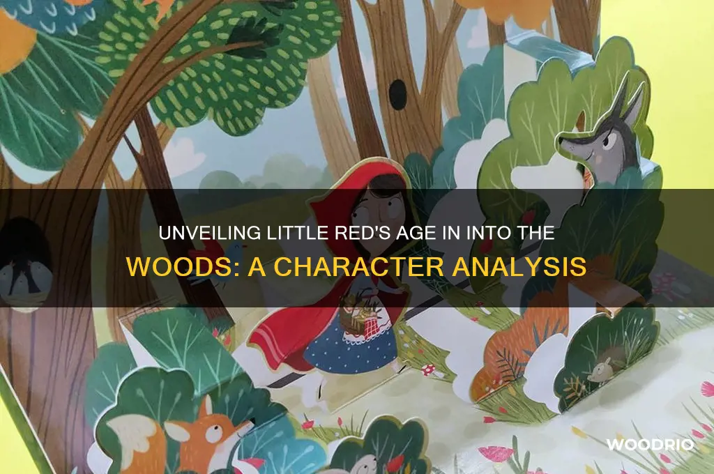 how old is little red in into the woods