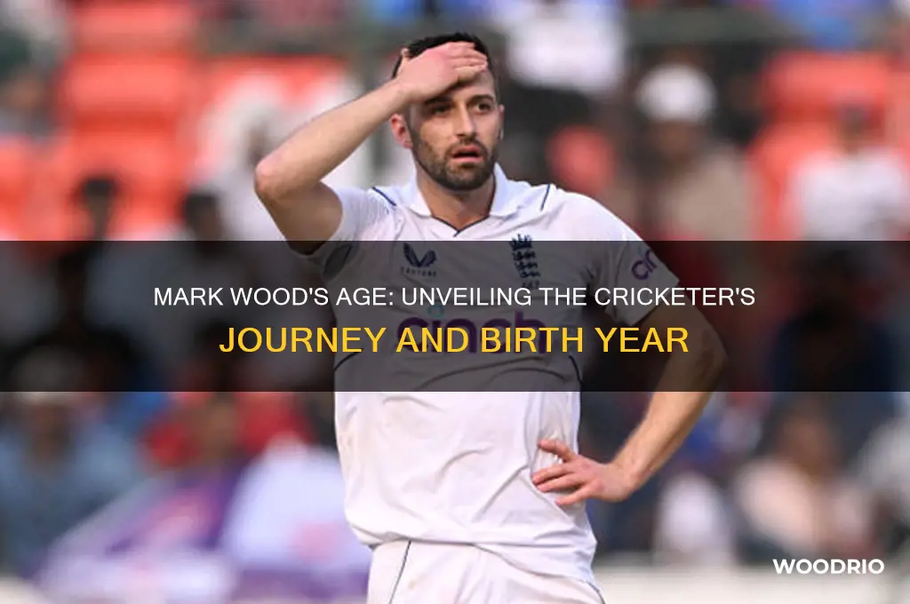 how old is mark wood cricketer