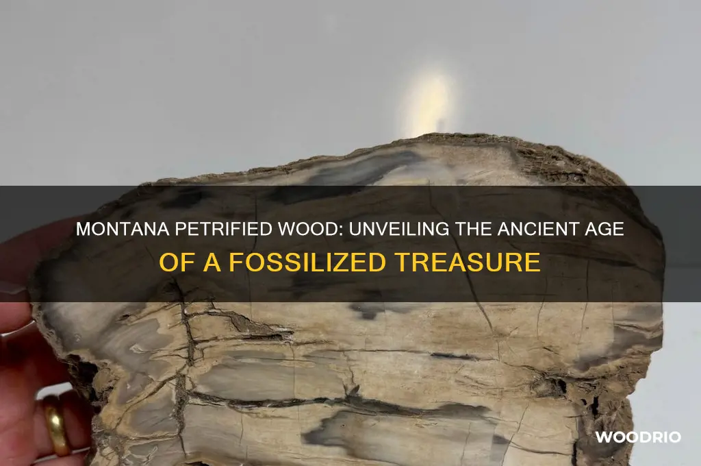 how old is montana petrified wood