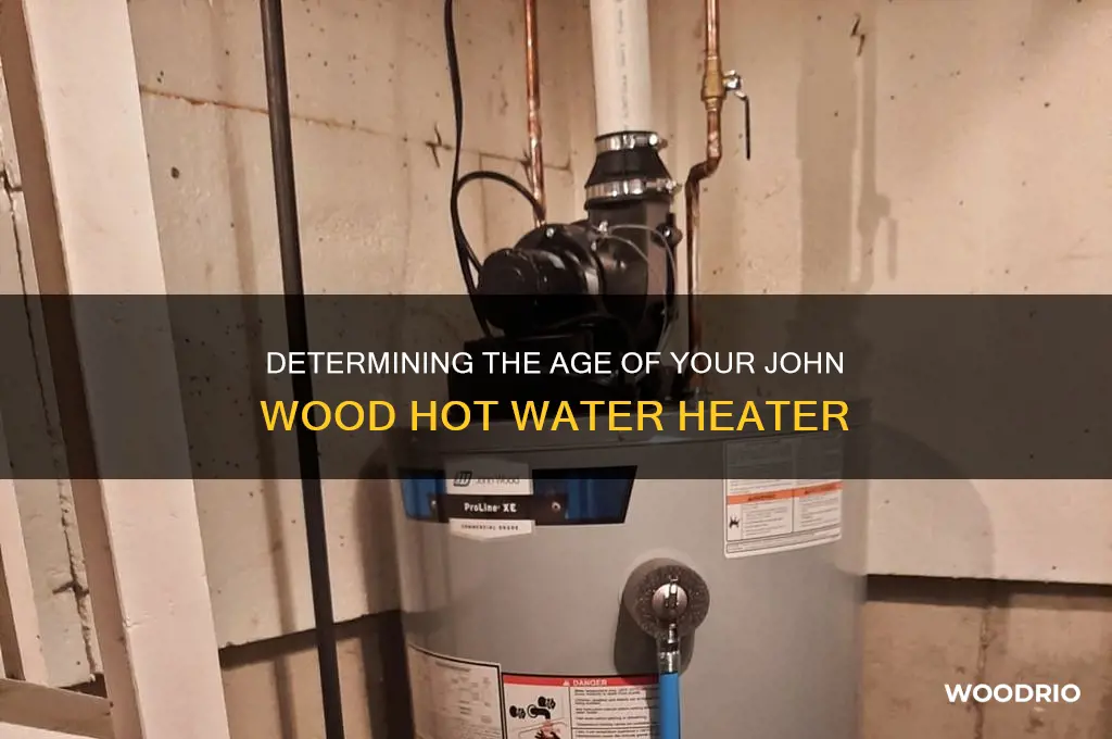 how old is my john wood hot water heater