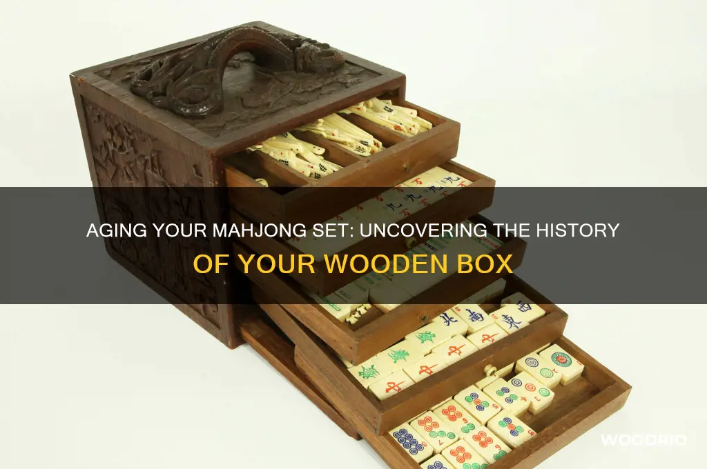 how old is my mahjong set in wooden box