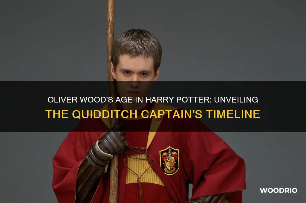 how old is oliver wood harry potter