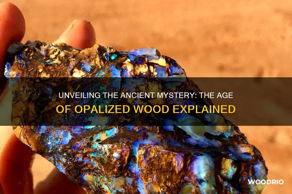 how old is opalized wood