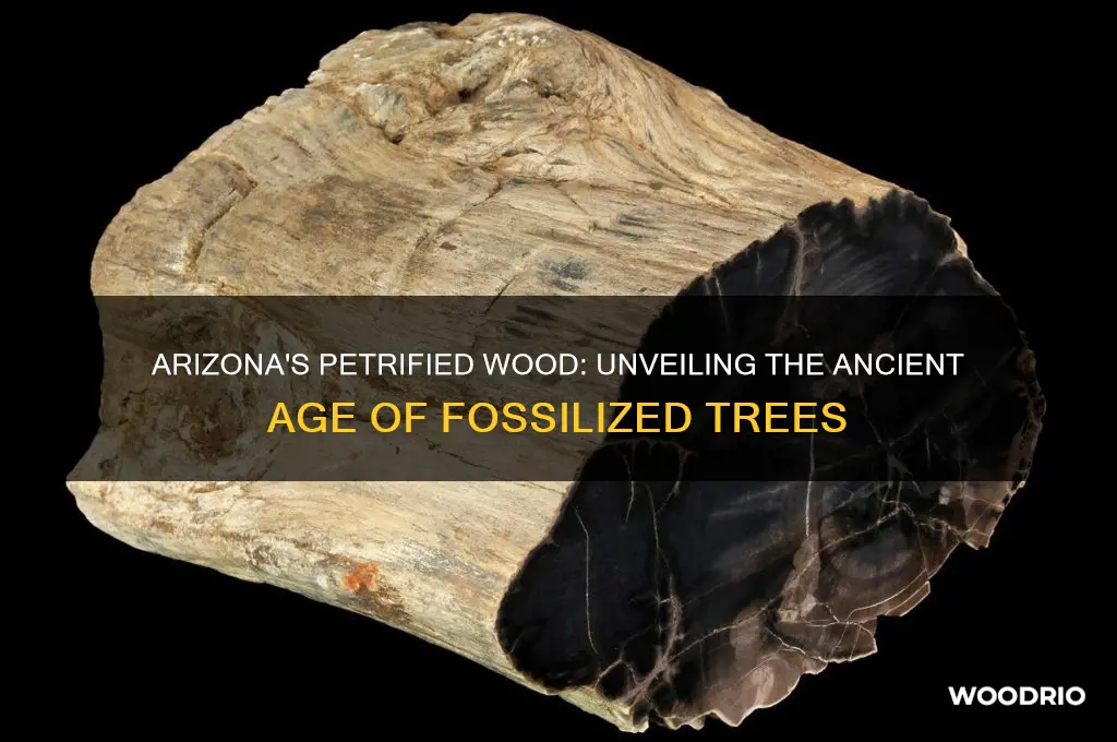 how old is petrified wood in arizona