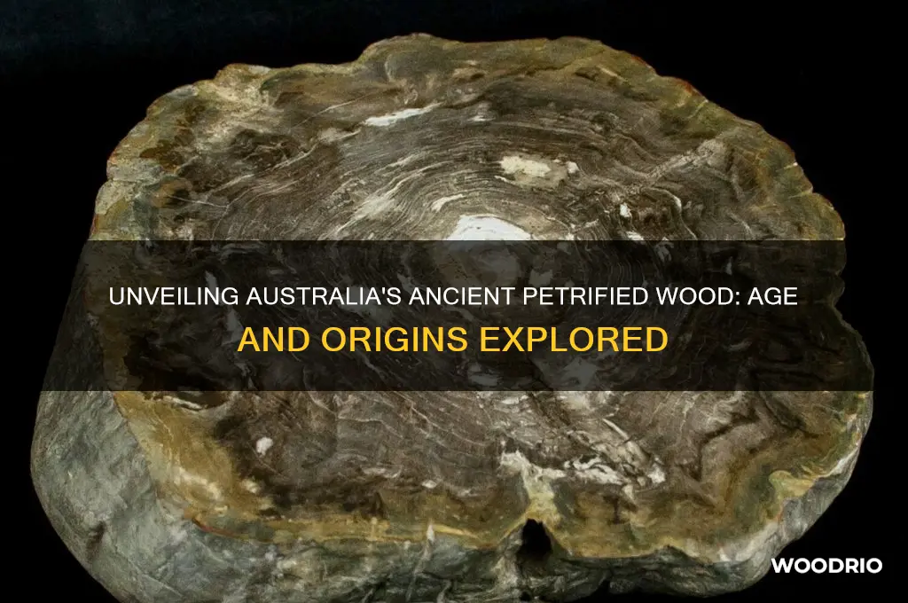 how old is petrified wood in australia