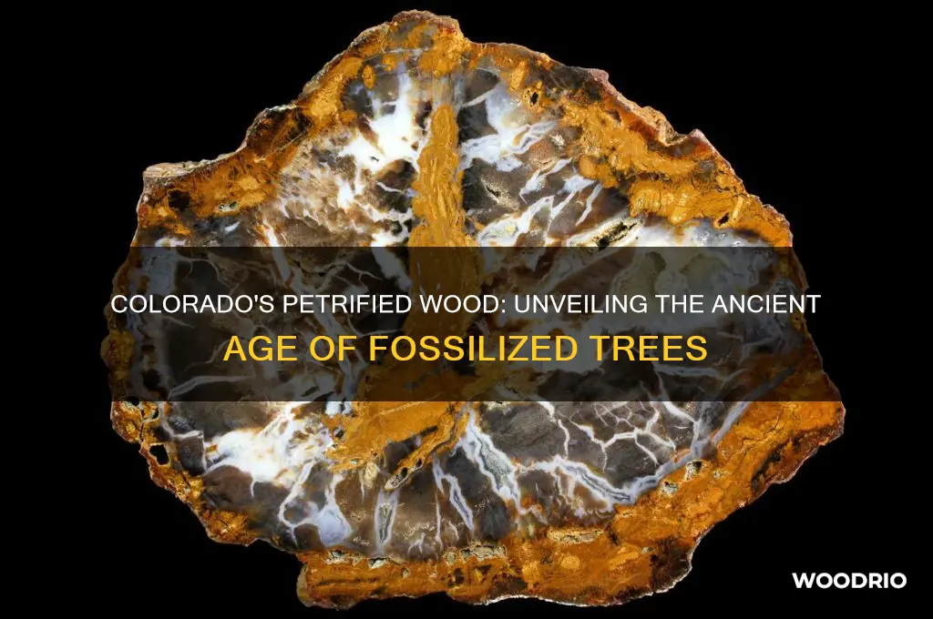 how old is petrified wood in colorado